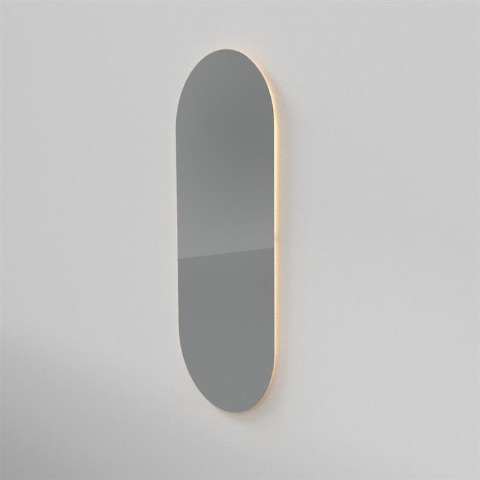 Espelho Óbilo | Com Iluminação L30CM H45CM#PRATA 