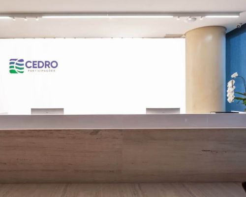 tela tensionada iluminada