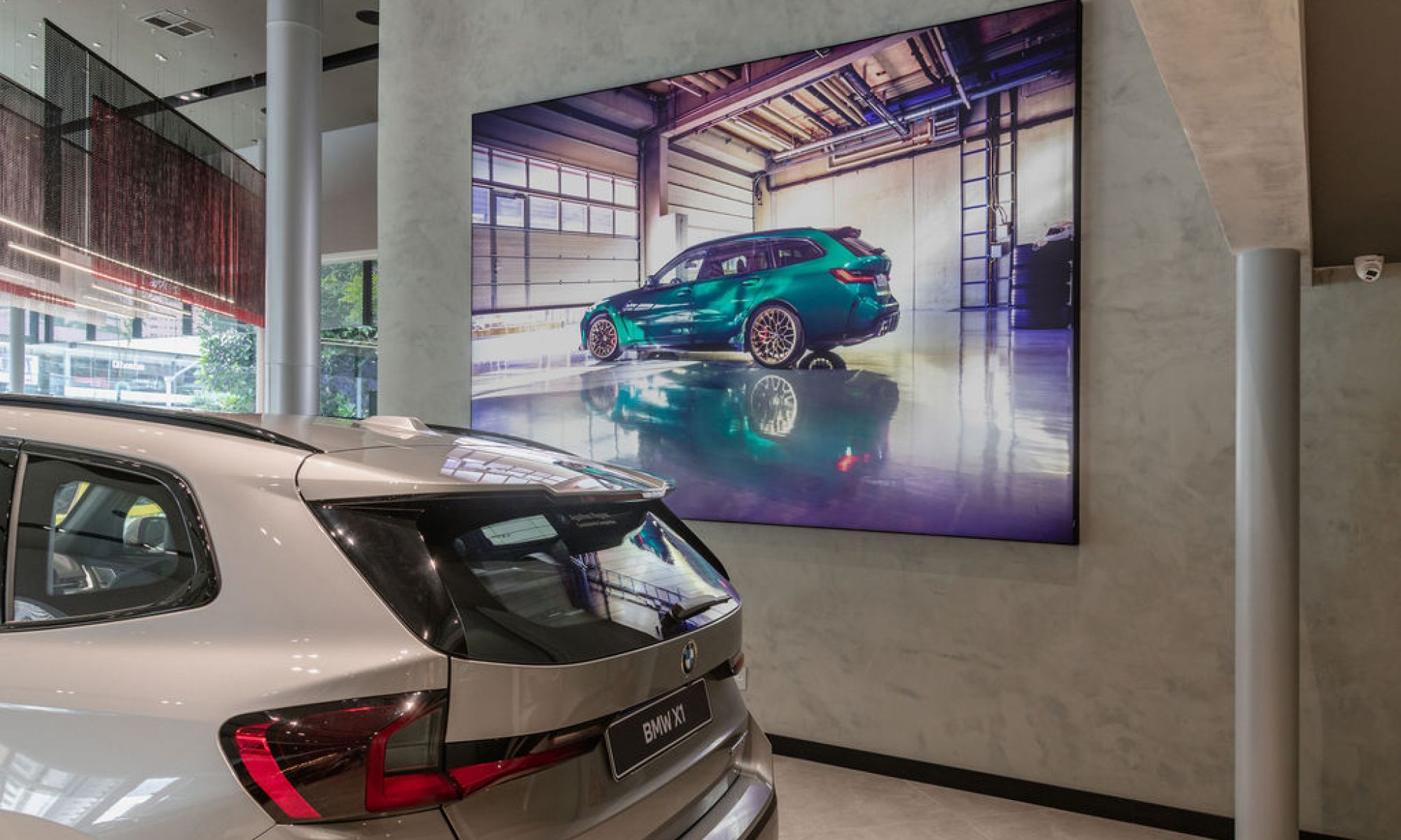 painel iluminado dresswall dressall na bmw 